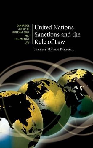 United Nations Sanctions and the Rule of Law (Cambridge Studies in International and Comparative Law, Band 56)