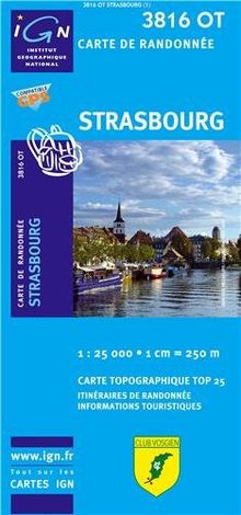 Strasbourg 1 : 25 000 (Ign Map)