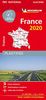 Michelin Frankreich 2020 (plastifiziert): Straßen- und Tourismuskarte 1:1.000.000 (MICHELIN Nationalkarten)