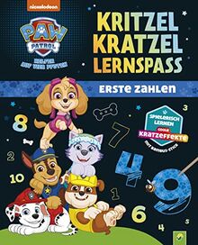 PAW Patrol Kritzel-Kratzel-Lernspaß: Erste Zahlen: Für Kinder ab 5 Jahren │ Spielerische Schulvorbereitung. Lernübungen, Rätsel und Aufgaben mit Marshall, Chase und Co.