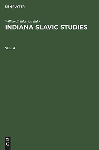 Indiana Slavic Studies. Vol. 4