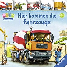 Hier kommen die Fahrzeuge