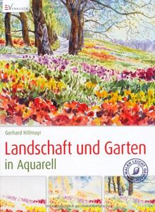 Landschaft und Garten in Aquarell