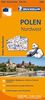 Michelin Polen Nordwest: Straßen- und Tourismuskarte 1:300.000 (MICHELIN Regionalkarten)