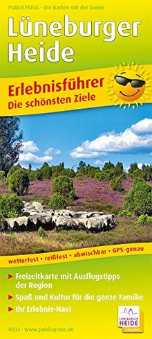 Lüneburger Heide: Erlebnisführer mit Informationen zu Freizeiteinrichtungen auf der Kartenrückseite, wetterfest, reißfest, abwischbar, GPS-genau. 1:190000 (Erlebnisführer / EF)