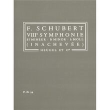 FRANZ PETER SCHUBERT: SYMPHONY NO.8 (PH39) (ORCHESTRA) POCHE