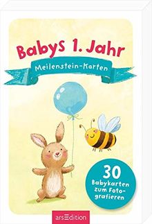 Babys 1. Jahr: Meilenstein-Karten: 30 doppelseitige Baby-Karten für einzigartige Erinnerungsfotos | Buch | Zustand gut