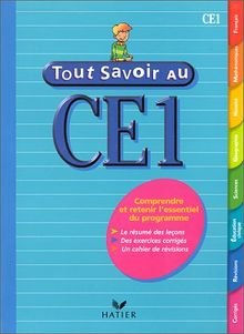 Tout Savoir...: Ce1