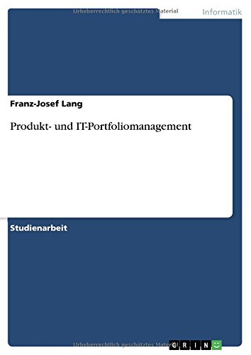 Produkt- und IT-Portfoliomanagement