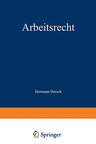 Arbeitsrecht (Enzyklopädie der Rechts- und Staatswissenschaft)