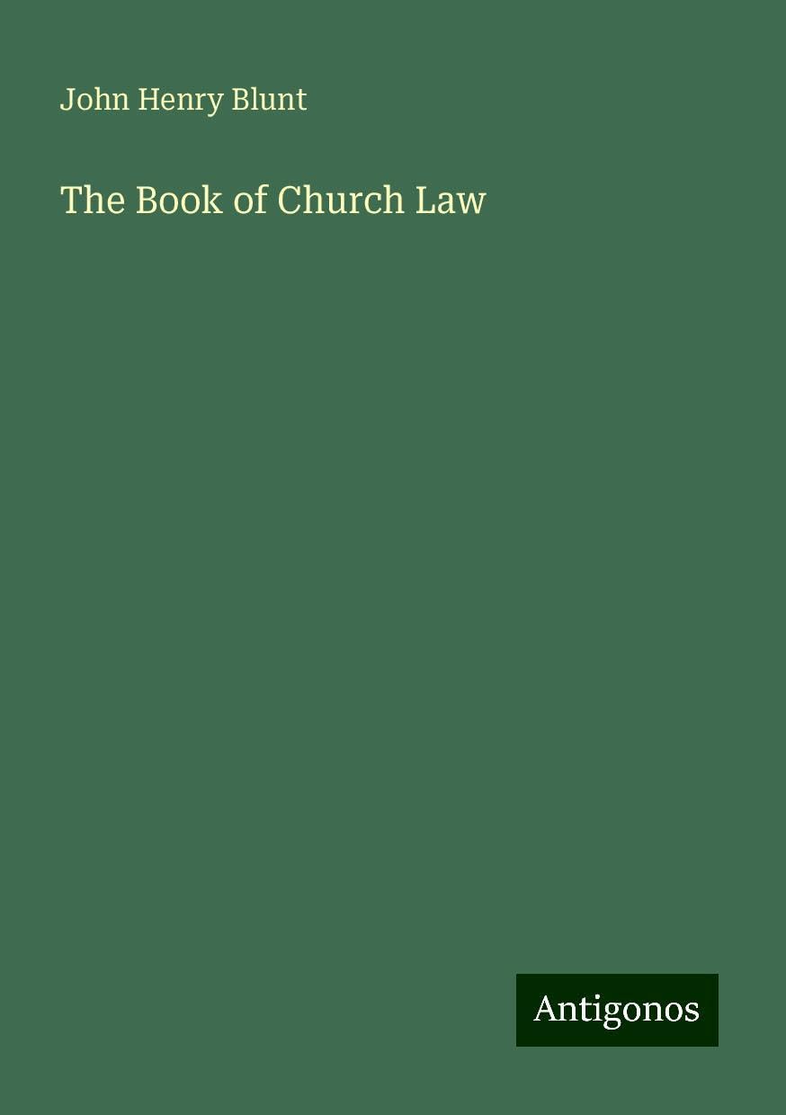 The Book of Church Law