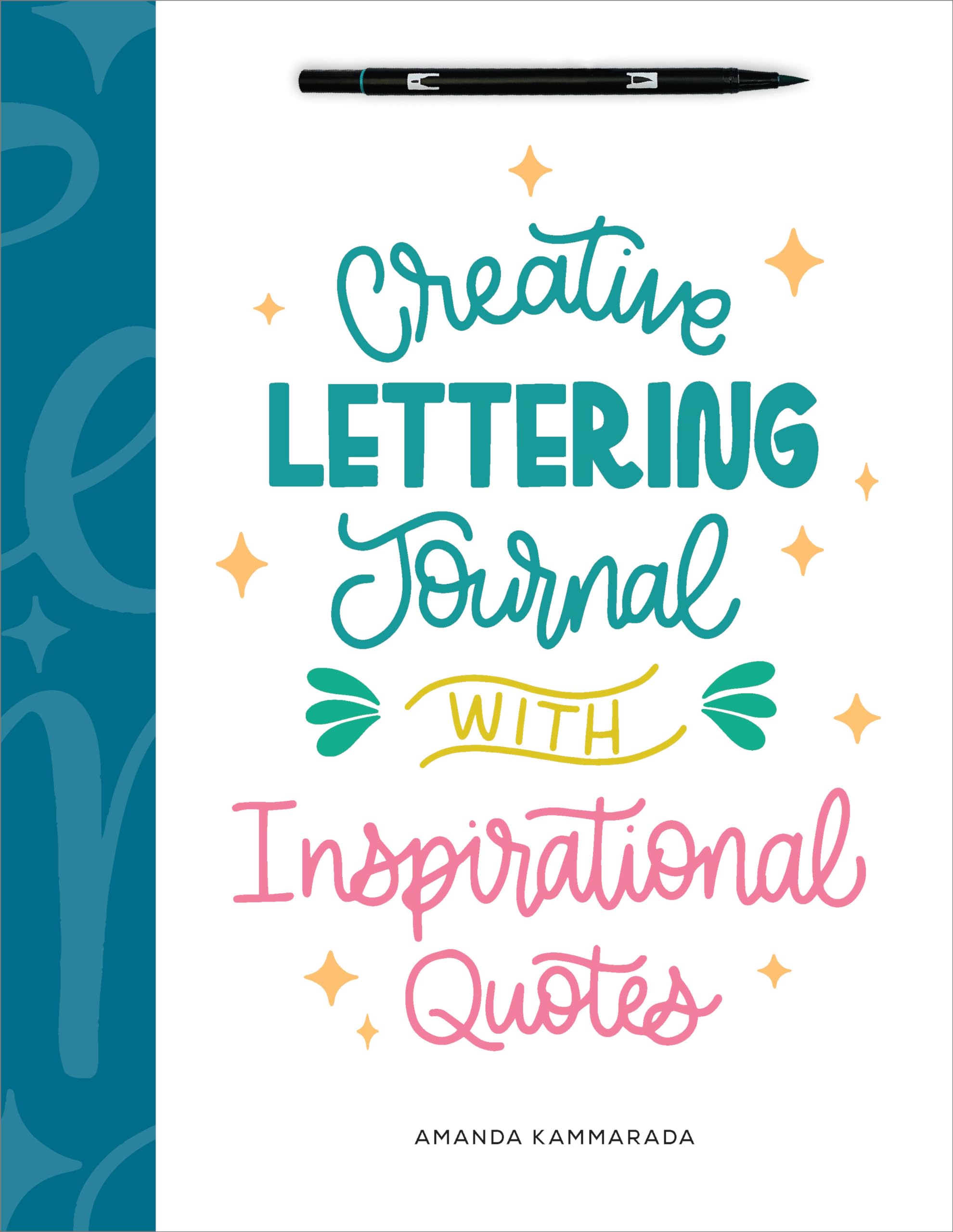 Creative Lettering Journal with Inspirational Quotes