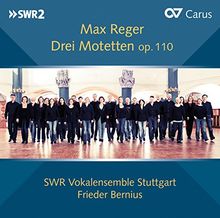 Reger: Drei Motetten Op.110 von Frieder Bernius, Frieder Bernius | CD | Zustand sehr gut
