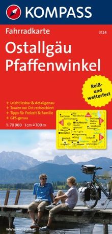 Ostallgäu - Pfaffenwinkel 1 : 70 000: Radkarte. GPS-genau / Leicht lesbar & detailgenau / Touren vor Ort recherchiert / Tipps für Freizeit & Familie | Buch | Zustand sehr gut