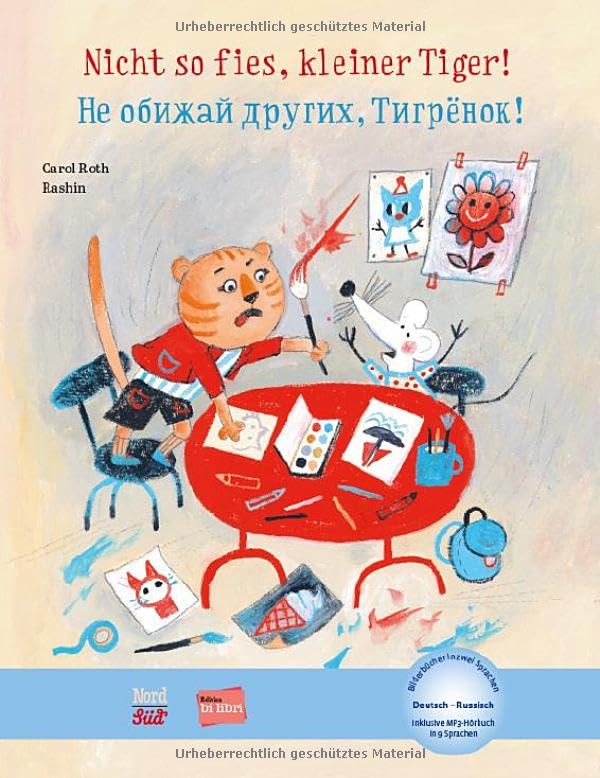 Nicht so fies, kleiner Tiger!: Kinderbuch Deutsch-Russisch mit MP3-Hörbuch zum Herunterladen