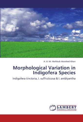 Morphological Variation in Indigofera Species: Indigofera tinctoria, I. suffruticosa & I. amblyantha