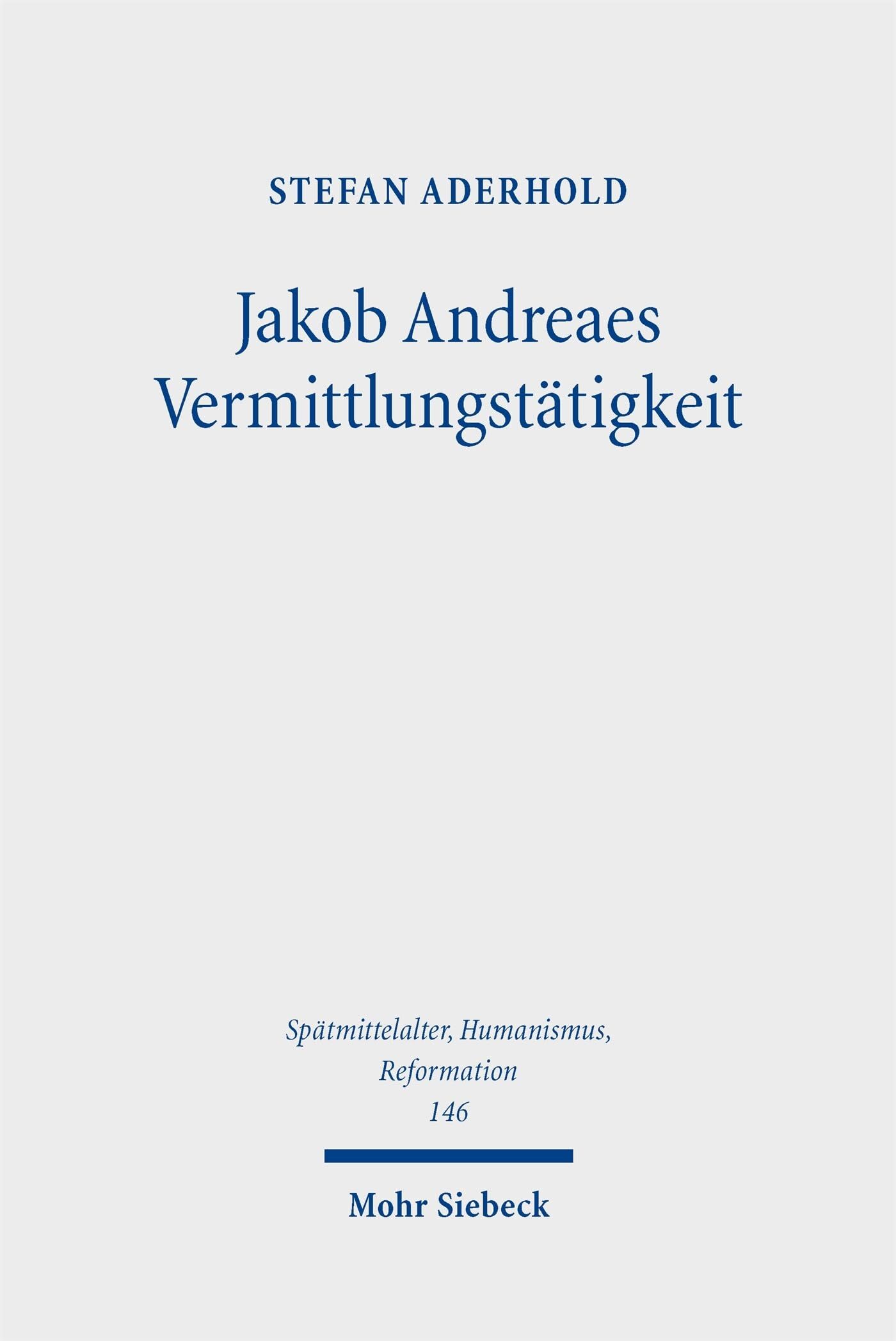 Jakob Andreaes Vermittlungstätigkeit - Neuware