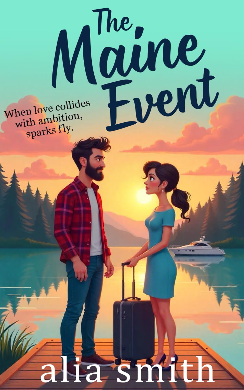 The Maine Event: A heartwarming forced proximity single-dad romance (Romancing the Workplace, Band 2)