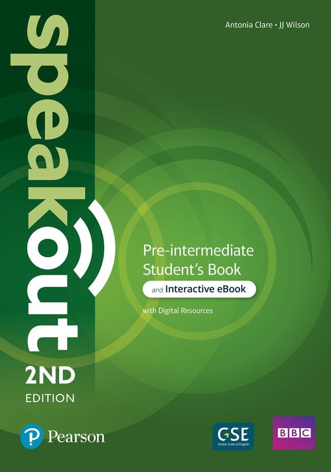 Speakout 2ed Pre-intermediate Student's Book & Interactive eBook with Digital Resources Access Code: student’s Book w/ DVD
