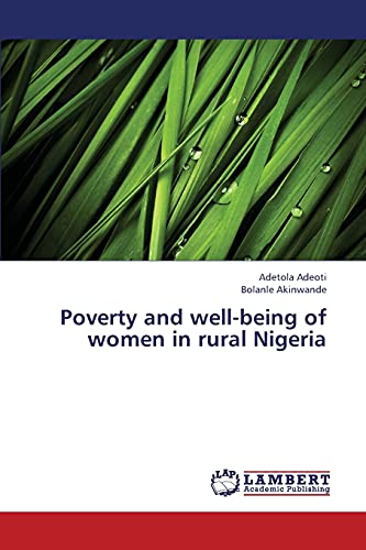 Poverty and well-being of women in rural Nigeria