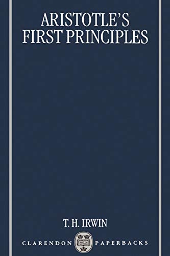 Aristotle's First Principles (Clarendon Aristotle Series) (Clarendon Paperbacks)