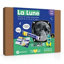 La Lune : Kit Pandacraft 3-7 ans : Fabrique ta lunette astronomique, ta carte lunaire et ta fusée