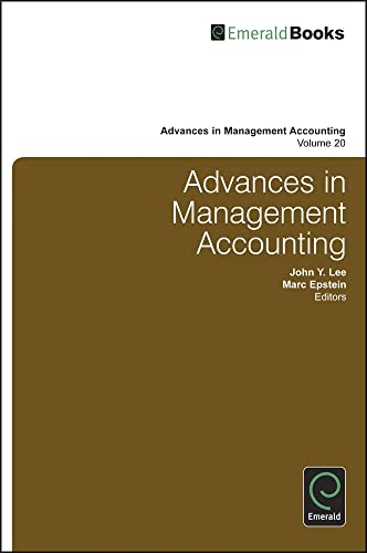 Advances in Management Accounting (Advances in Management Accounting, 20, Band 20)