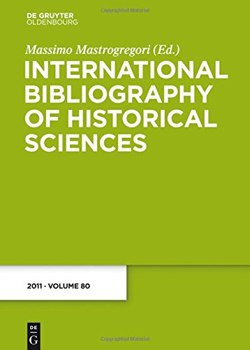 International Bibliography of Historical Sciences: 2011