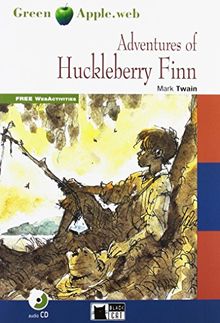 Green Apple: Adventures of Huckleberry Finn + audio CD + App