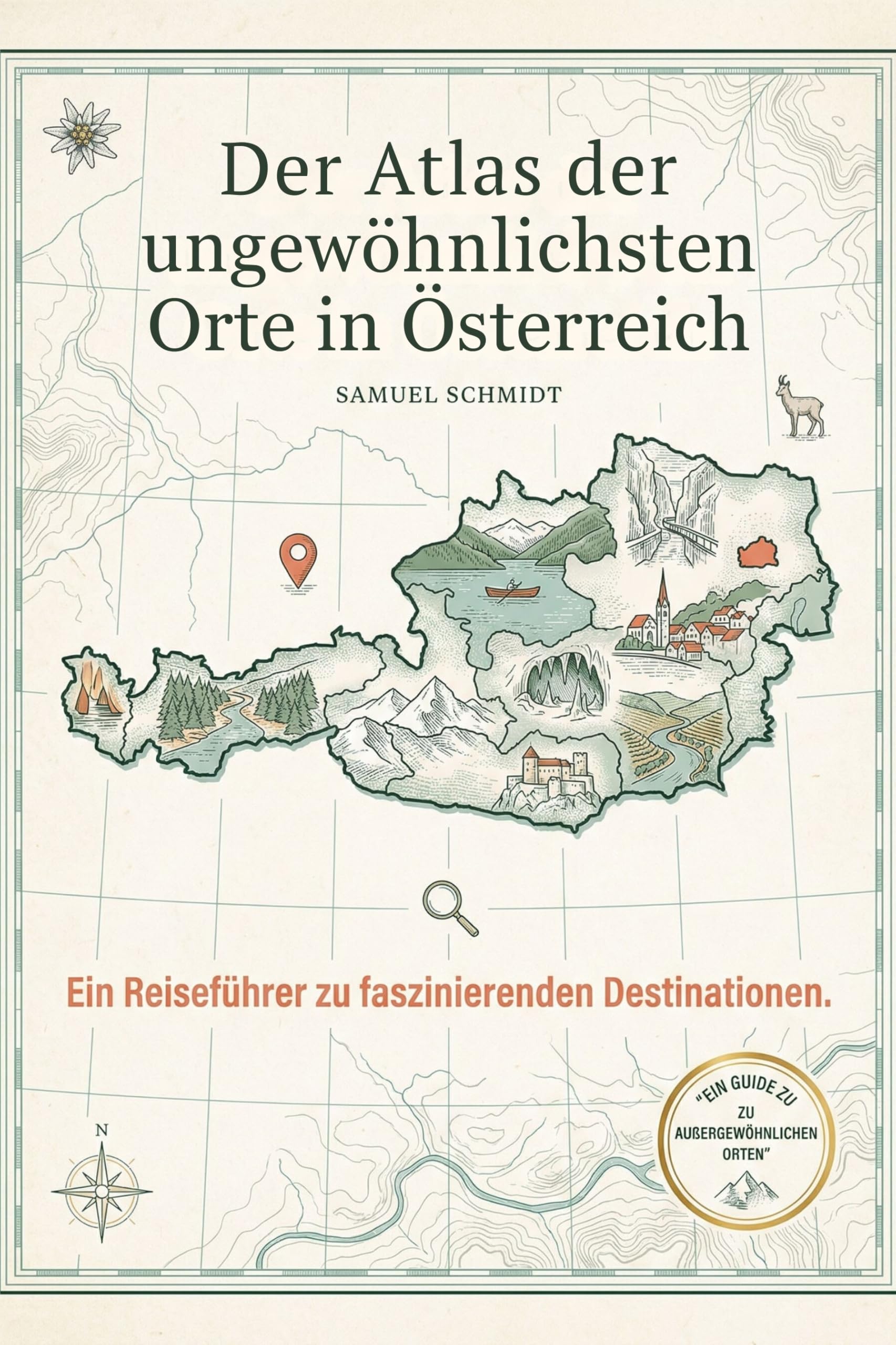 Der Atlas der ungewöhnlichsten Orte in Österreich: Ein Reiseführer zu faszinierenden Destinationen. Der ultimative Guide für Entdecker und Naturliebhaber. Das perfekte Geschenk für Österreich-Fans