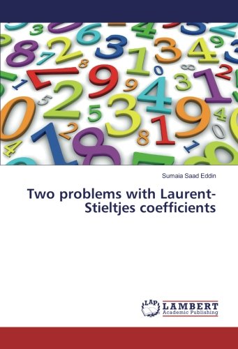 Two problems with Laurent-Stieltjes coefficients