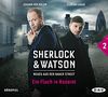 Sherlock & Watson - Neues aus der Baker Street: Ein Fluch in Rosarot (Fall 2): Hörspiel mit Johann von Bülow, Florian Lukas u.v.a. (1 CD)