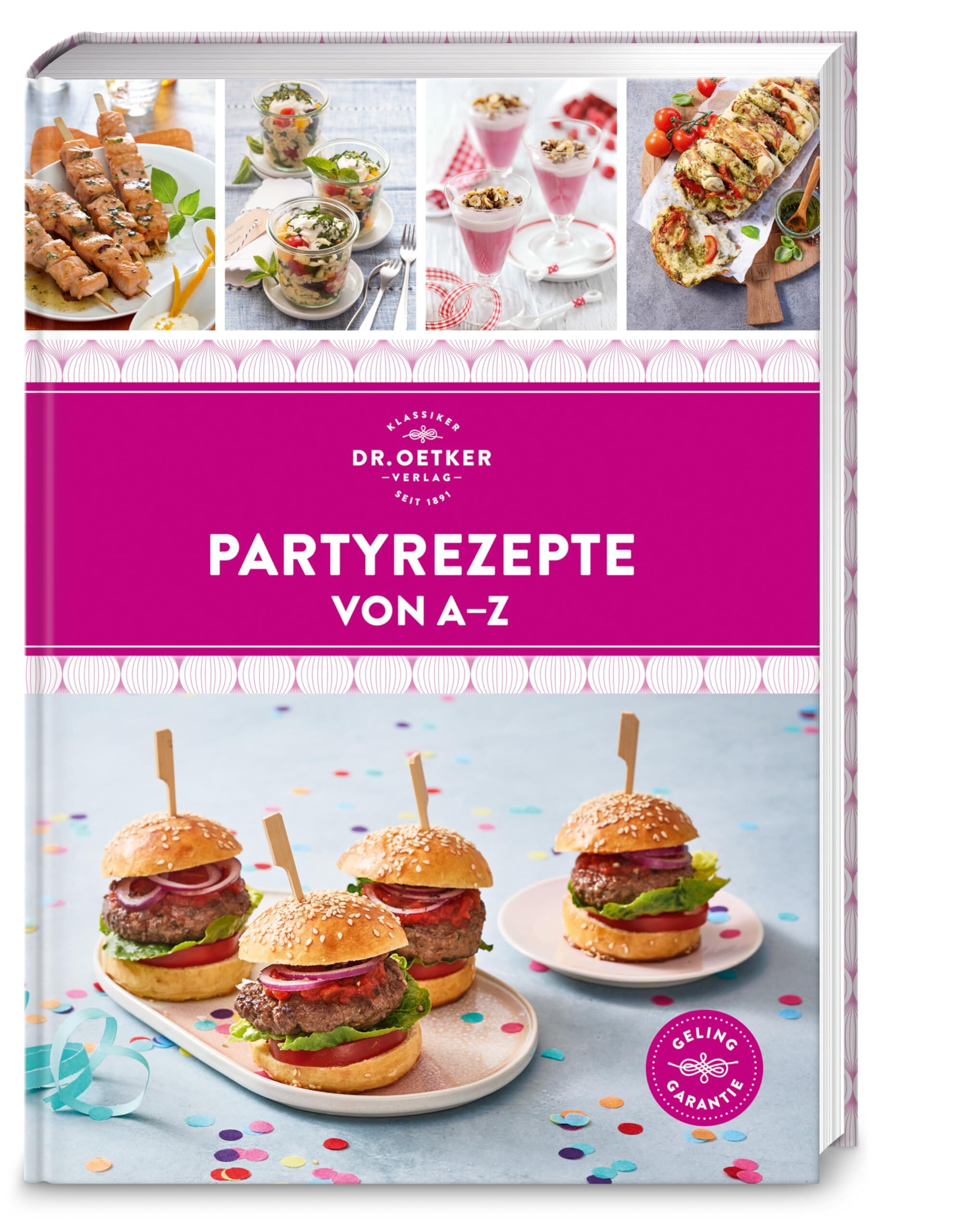 Verlag, Oetker: Partyrezepte von A-Z