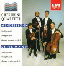 Mendelssohn, Schumann: Streichquartette, Cherubin-Quartett