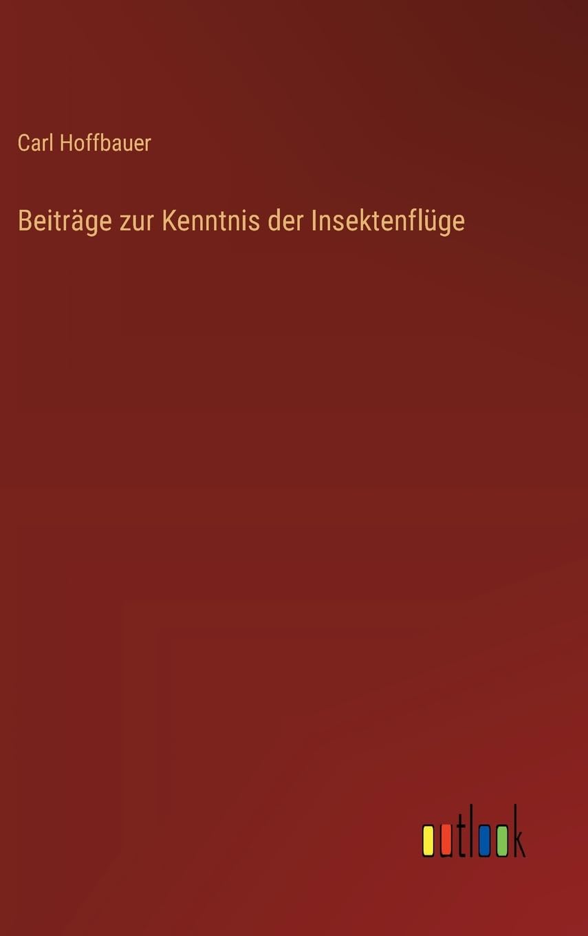 Beiträge zur Kenntnis der Insektenflüge