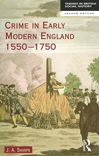 Crime in Early Modern England 1550-1750 (Themes in British Social History Series)