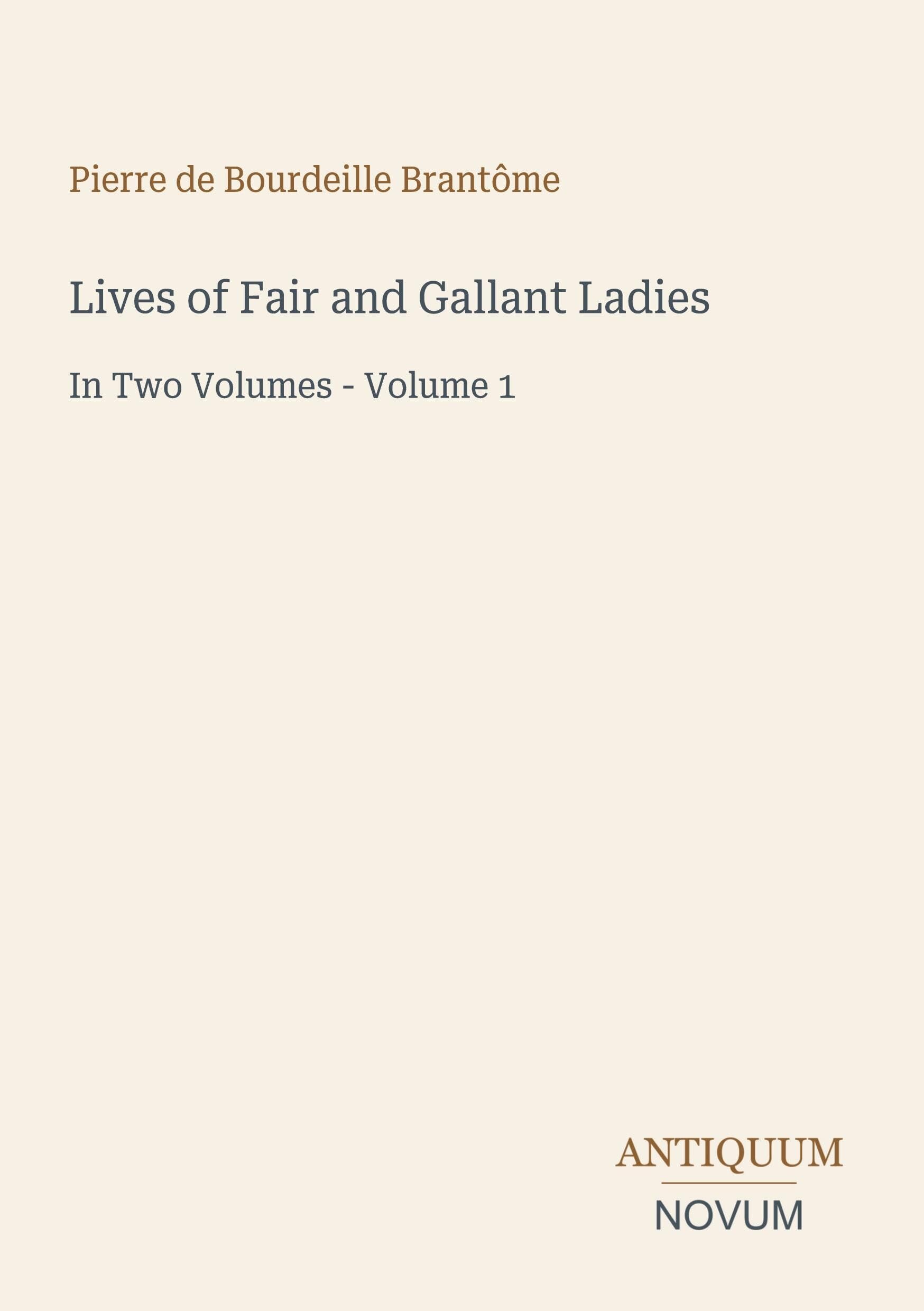 Lives of Fair and Gallant Ladies