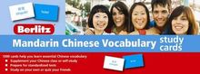 Mandarin Chinese Vocabulary Berlitz Study Cards