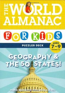 The World Almanac for Kids Puzzler Deck: Geography & the 50 States, Ages 7-9, Grades 2-3