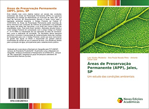 Áreas de Preservação Permanente (APP), Jales, SP: Um estudo das condições ambientais