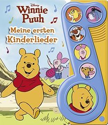 Winnie Puuh - Meine ersten Kinderlieder - Liederbuch mit Sound - Disney-Pappbilderbuch mit 6 Melodien von Phoenix International Publications (pikids), Disney | Buch | Zustand gut