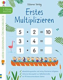 Mein Lernspaß-Übungsblock: Erstes Multiplizieren: für die 2. Klasse