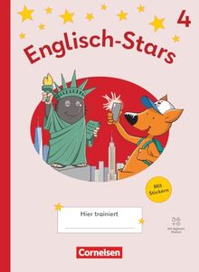 Englisch-Stars - Allgemeine Ausgabe 2025 - 4. Schuljahr: Übungsheft - Mit Lösungen und digitalen Medien