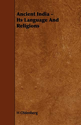 Ancient India - Its Language And Religions