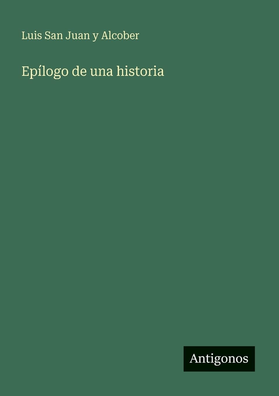 Epílogo de una historia
