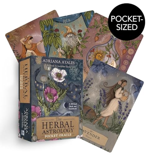 Adriana Ayales The Herbal Astrology Pocket Oracle, A 55-card Deck And Guidebook