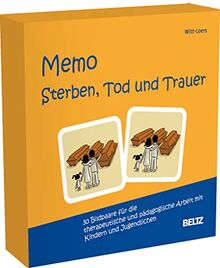 Memo Sterben, Tod und Trauer: 30 Bildpaare für die therapeutische und pädagogische Arbeit mit Kindern und Jugendlichen. Mit 20-seitigem Booklet in ... 6,5 x 6,5 cm. (Beltz Therapiespiele)
