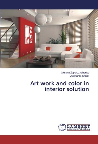 Art work and color in interior solution