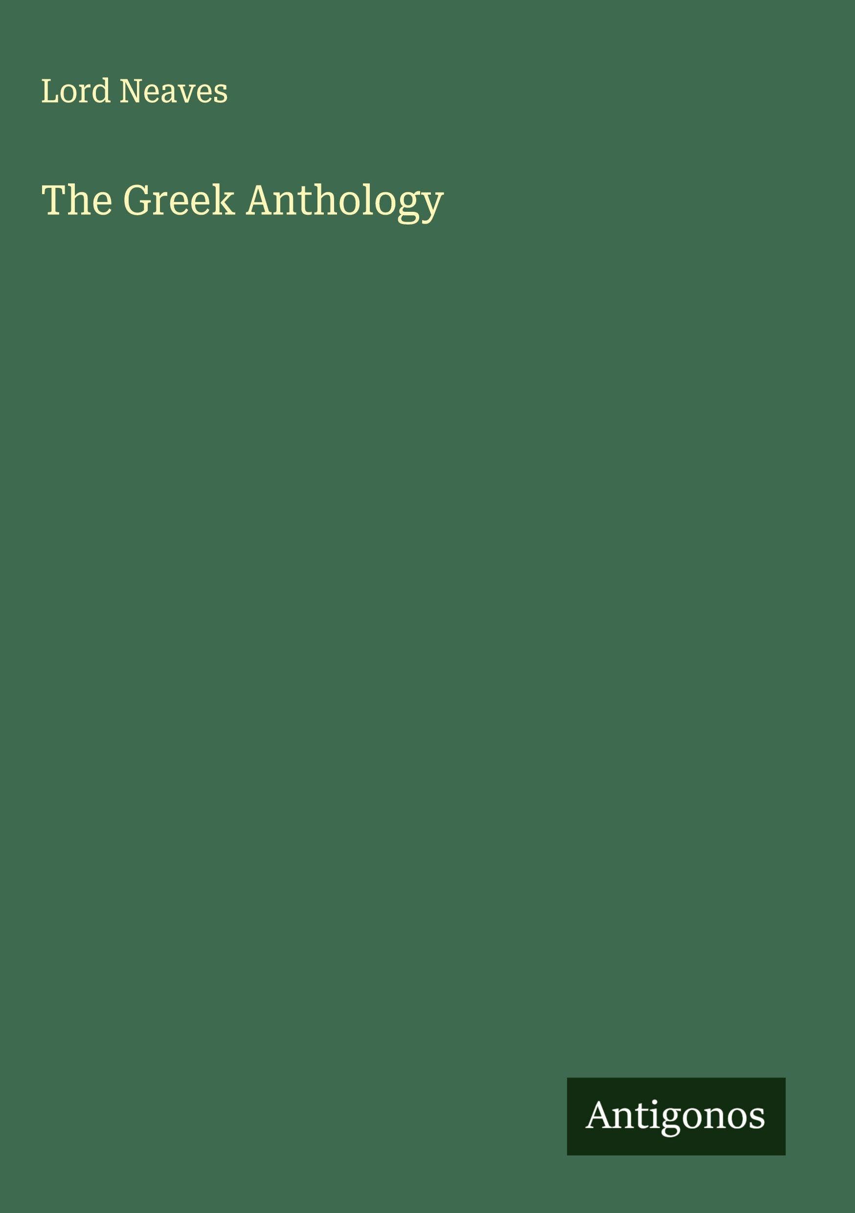 The Greek Anthology