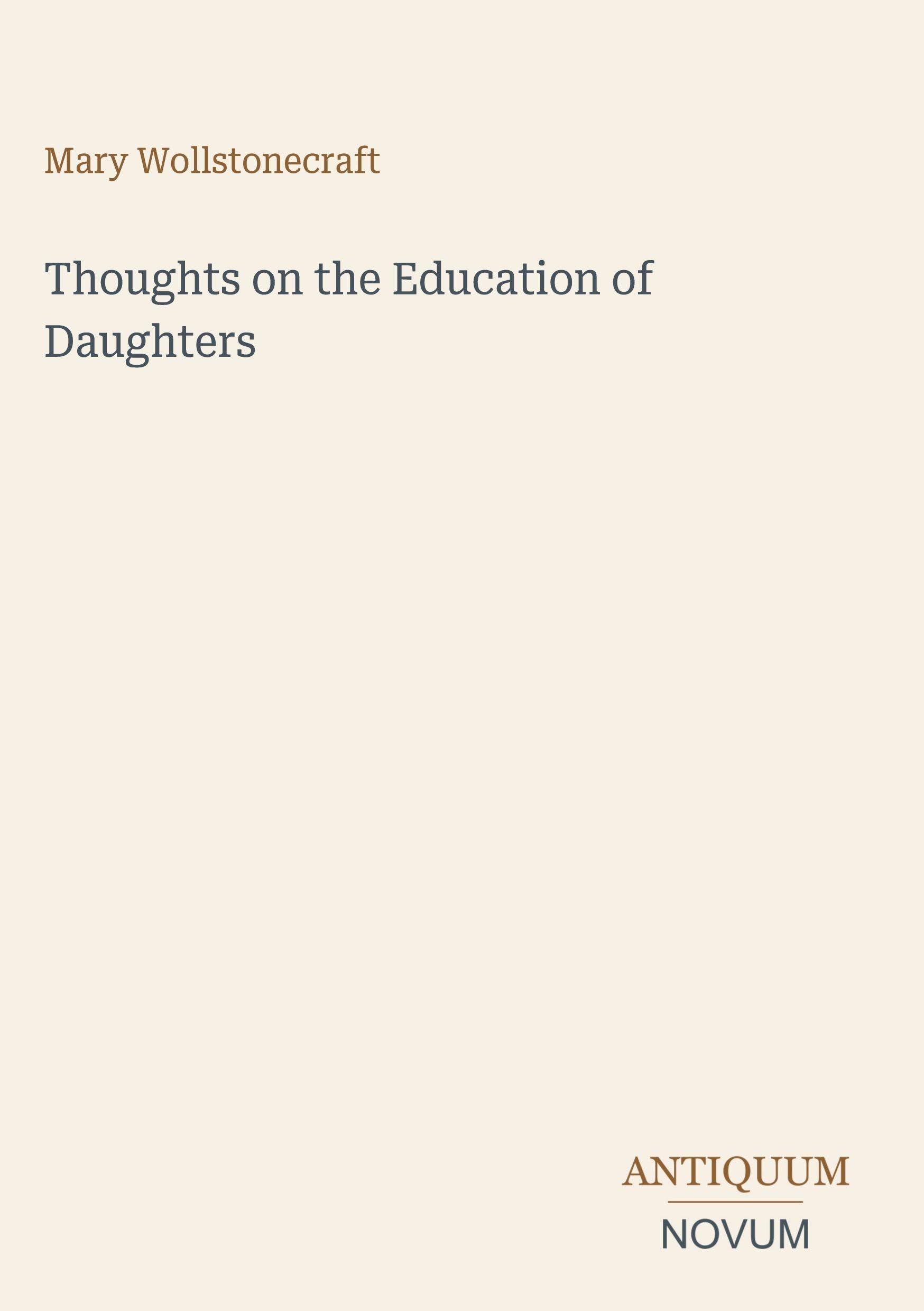 Thoughts on the Education of Daughters